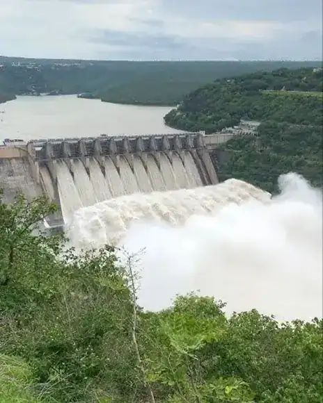 Srisailam Dam viewpoint